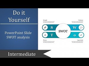 How to create a PowerPoint swot analysis slide