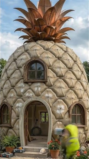 Pineapple Shaped Room 🍍 | Most Creative Tiny Room Design