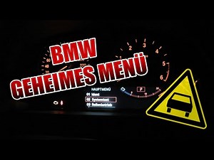BMW - Verstecktes Menü (viele Modelle)