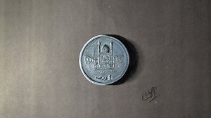 How to draw a realistic 1 rupee coin. HD recommended !! For slow motion video: https://www.youtube.com/watch?v=qxGhlX0334M&t=37s Make sure you subscribe my youtube channel to keep yourself updated from upcoming videos :) | Art by Wasif