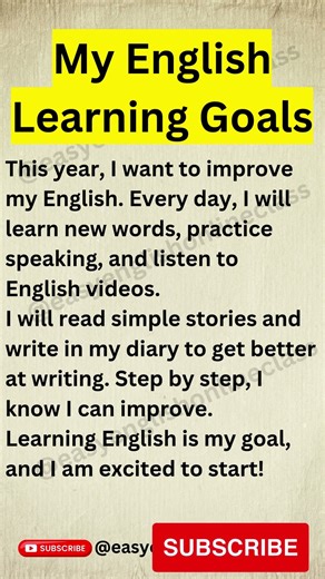 How to Talk About Your English Learning Goals 📝 | Practice Speaking About Resolutions #2025