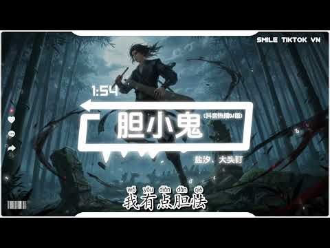 盐汐、大头钉 - 胆小鬼 (R&B男生版) (抖音热播DJ版) Kẻ Nhút Nhát『你爱咖啡 低调的感觉，偏爱收集的音乐怪得很另类。』【2k26抖音火流行歌曲推荐TikTok】