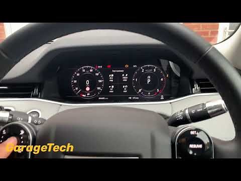 How to check when your service is due Range Rover Evoque where to find service & Adblue information
