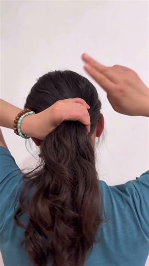 Simple 30s Sandalwood Hair Fork Bun