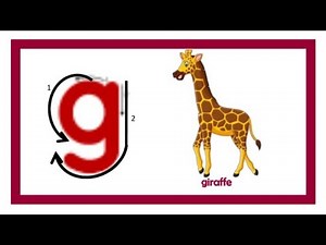 Learn to write small letter g for nursery kids.