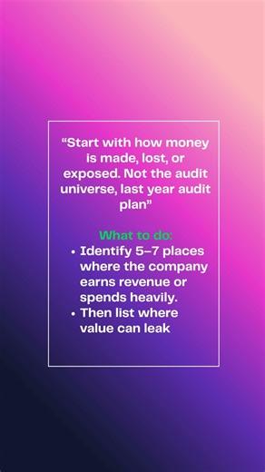 Beyond Audit: Risk-Based Audit Planning: Where audit meet business reality #auditcommittee#risks