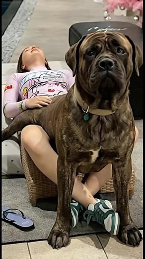 Beautiful Red Boerboel Dog