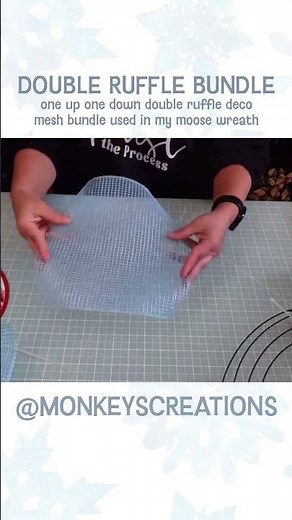 One up One Down Ruffle Bundle: Tutorial #decomesh #howto #wreath