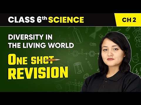 Diversity in the Living World - One Shot Revision | Class 6 Science Chapter 2 | CBSE 2025-26