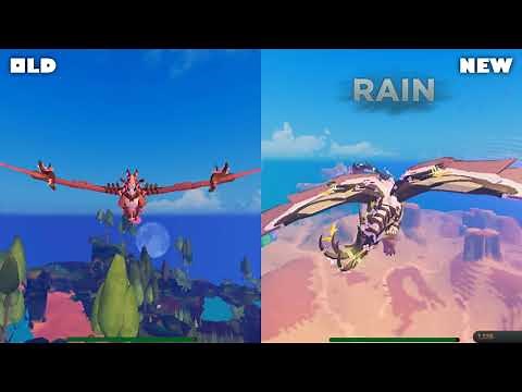 New and Old Saukuryn Comparison - Creatures of Sonaria