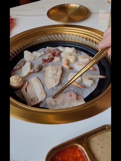 Barbecue coréen un DELICE à volonté pour 15€ #pourtoi #restaurant #buffet #coreen #buffet