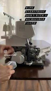 How to Clean the Brother 1034D Serger