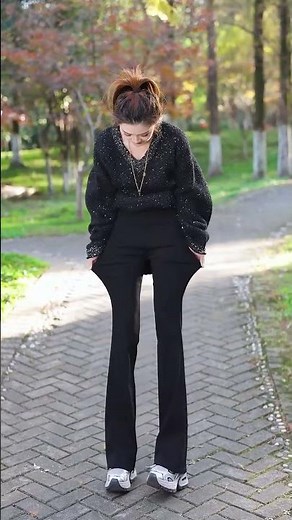 Women Knitted Sweater, Autumn and Winter Color Block Long Sleeve Tassel