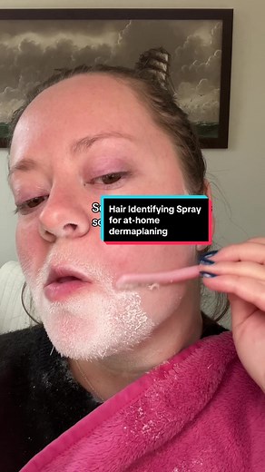 Hair Identifying Spray for Easy Dermaplaning at Home