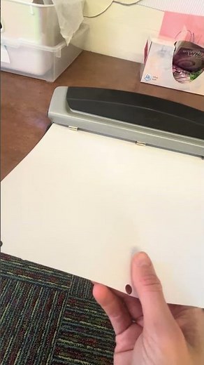 The Swingline Three Hole Punch!