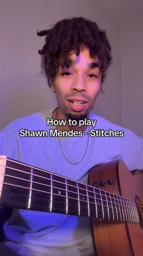 Farrell on Instagram: "How to play Stitches by @shawnmendes #shawnmendes #stitches #guitarlesson #acousticguitar"