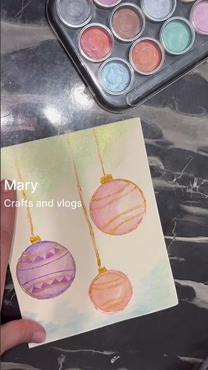 DIY Metallic Christmas Cards in60 Seconds! (Easy & Elegant)