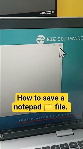How to save a notepad file on pc. #notepadtricks #windows #shortfeed