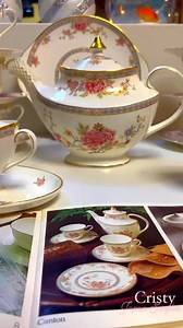 Royal The Royal Doulton "Canton" dinner set pattern, is a fine bone china pattern produced by Royal Doulton. The pattern was in production around 1977. Key historical details include: Design and Production: The "Canton" pattern (H5052) features a pale pink floral design and has been a popular pattern for many years. Royal Association: The set gained significant attention due to its appearance in a special film or sketch created for the late Queen Elizabeth II's Platinum Jubilee celebrations. Cul