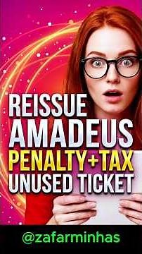 Amadeus Manual Reissue Tutorial | How to Collect Penalties & Tax Differences