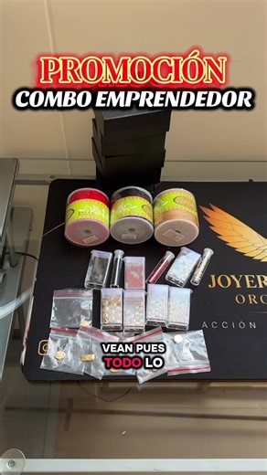 🔥 ¡COMBO EMPRENDEDOR CON 20% DE DESCUENTO! 💰✨ Precio normal: $872.950 Precio este mes: solo $698.360 Además, te obsequio 5 cajas para empacar tus manillas ya terminadas. Todo lo que necesitas para empezar a crear y vender: ✅ Balines diamantados y lisos ✅ Herrajes San Benito y Virgen Guadalupe ✅ Rollos de hilo ✅ Neoprenos Promoción válida solo este mes. Ideal para emprendedores que quieren empezar con buen margen y materiales de excelente calidad. 📲 Escríbeme YA al WhatsApp 3045277564 y asegur