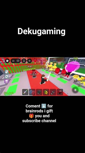 coment ⬇️ for brainrods l gift 🎁 you subscribe #roblox #robloxshorts #shorts