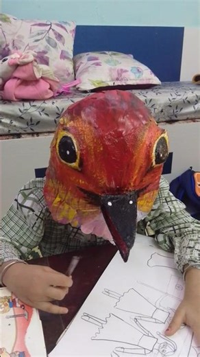 Robin bird fancy dress head gear costume craft making idea/#fancy dress