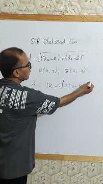 Distance Formula 9Th Class Math #9thmathnew #geometry