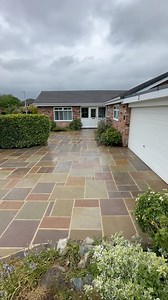 Opinions on job? #landscaping #patio #indianstone #resin #grout #grouting | Macclandscapes