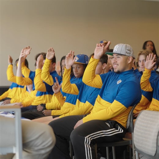 42K views · 135 reactions | Take a look inside Club 42 in our latest Community Moment. Club 42 was created to honor Jackie Robinson's life and allows students to hear from a diverse panel of Royals Front Office staff about their experience working in professional sports. | Kansas City Royals | Facebook