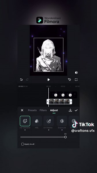 Tutorial of this new trend anime #anime #filmora #fmcc #filmoratutorial #edit @Filmora Video Editor