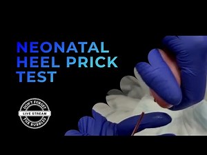 Neonatal heel prick test - blood capillary sampling