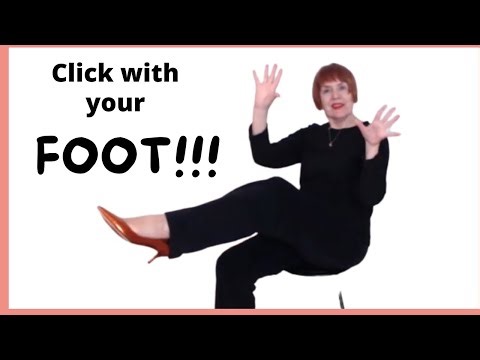 HAND PAIN? Forget the mouse! Click with your FOOT!