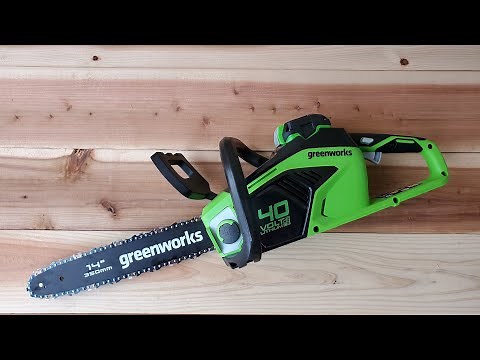 Rechargeable chainsaw review: "greenworks Greenworks 40V CSF403"