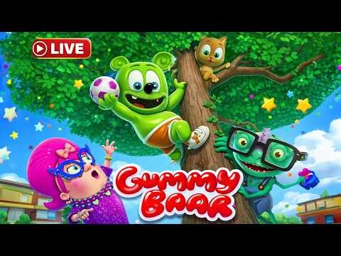 LIVE 🔴Best Gummy Bear Cartoons | Live Nonstop | Kids Cartoons LIVE | Funny Moments LIVE