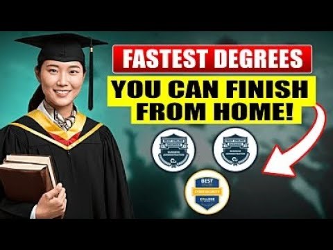 Fastest Online Degrees You Can Finish from Home | Earn Your Degree in 12–18 Months | Life Playbook