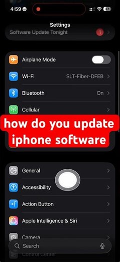 How do you update iphone software #iphone #update