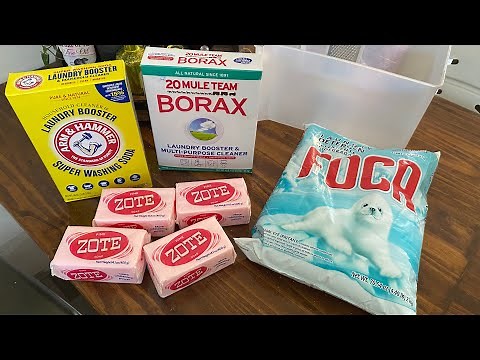 DIY homemade powdered laundry detergent recipe - homesteading mom