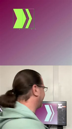 Gibbous on Instagram: "Learn to make a fully editable Chevron shape in this Adobe Illustrator Tutorial. In this step-by-step walk-through I’ll show you how to create a Chevron or pointer arrow for your next graph design project in illustrator. _____ #graphicdesign #designtutorial #illustratortutorial"