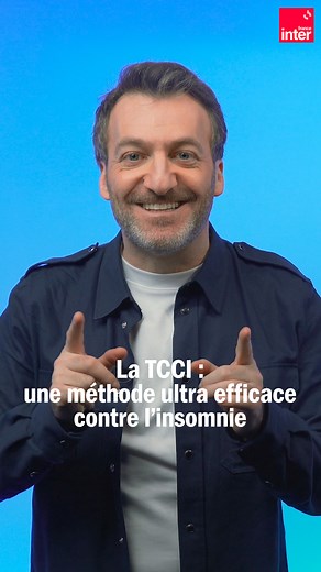 Connaissez-vous la TCCI, cette méthode très efficace pour lutter contre l'insomnie ? Écoutez les conseils du professeur Boris Hansel. | France Inter