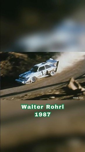 Walter Röhrl’s 1987 Pikes Peak Run - The Record That Changed Racing Forever