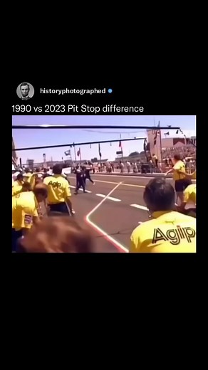 757K views · 7.5K reactions | The evolution of Formula 1 pit stops, comparing the techniques and speed from 1990 to 2023. showing the significant advancements in technology and team strategy that have dramatically reduced pit stop times. | History In Pictures | Facebook