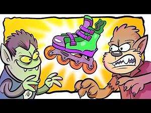 Rollerblading Werewolf