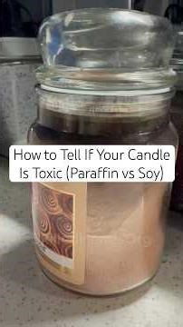 How to Tell If Your Candle Is Toxic (Paraffin vs Soy) #candlescience #skilledhands #craft #shorts