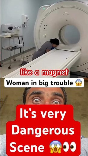 Machine attack at old woman in hospital 😱 #hospital #doctor #science