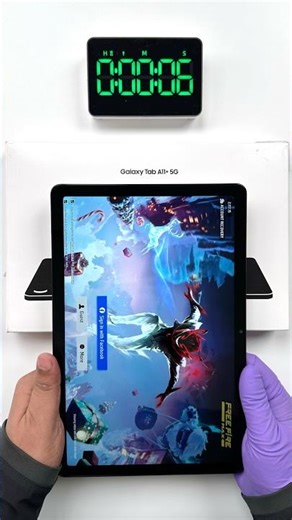 Samsung Galaxy Tab A11+ Free Fire #game App Open Speed Test #shorts