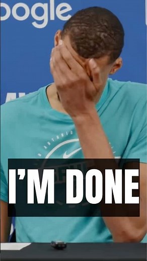“I’m OUT for the PLAYOFFS” - Victor Wembanyama Postgame Interview after injury in Game 2 vs Portland