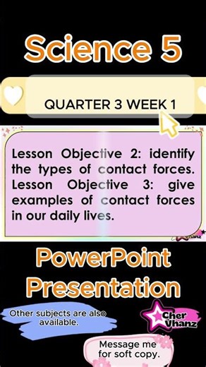 Science 5 Quarter 3 Week 1 MATATAG Curriculum / Revised K-12 LE Based PowerPoint Presentation