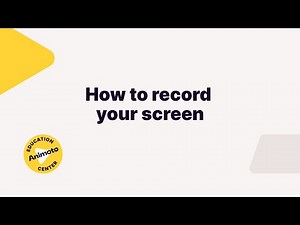 Tutorial: How to screen record in Animoto