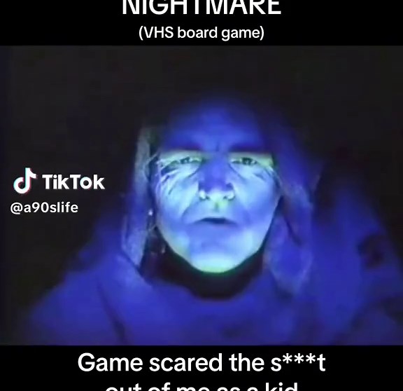 Nightmare VHS Board Game (1992) - Retro Gaming Nostalgia